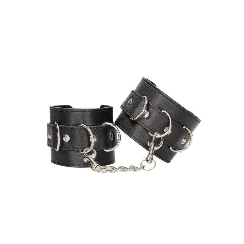 Shots Toys OUCH! BW Bonded Leather Hand or Ankle Cuffs Restraint Sex Toy - Cuffs and Restraints