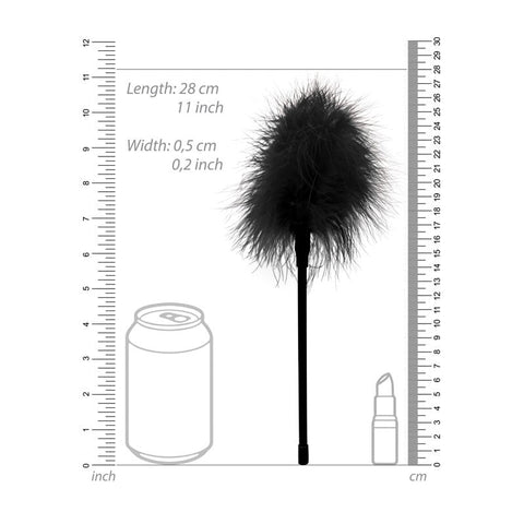 Shots Toys OUCH! BW Feather Tickler 27cm Sensory Stimulation - Whips And Crops