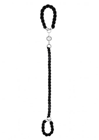 Shots Toys Ouch! DELUXE Slave Collar Chrome Steel BDSM Restraint - Collars and Leads