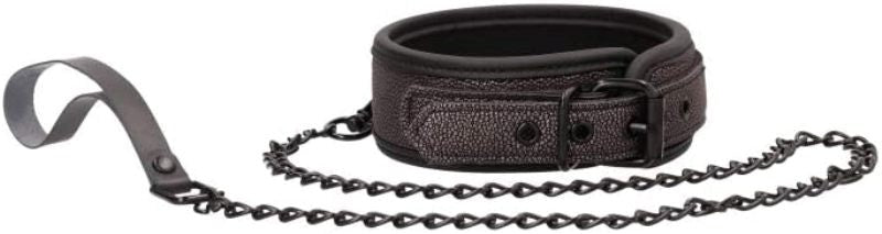 Shots Toys Ouch! Elegant BDSM Play Collar with Leash Premium Bondage - - Collars and Leads