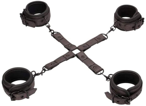 Shots Toys Ouch! Elegant Hogtie Premium BDSM Restraint System - Cuffs and Restraints