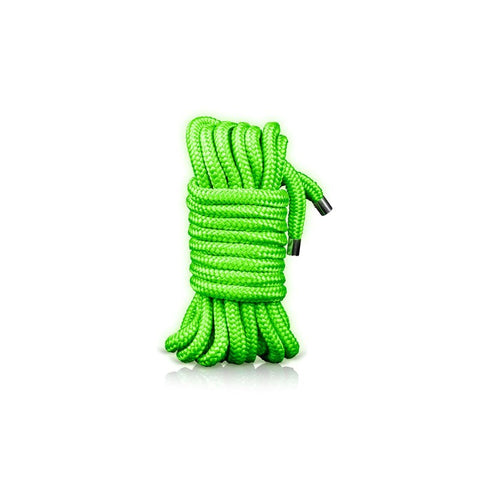 Shots Toys OUCH! Glow in Dark Rope 5m Fluorescent Bondage Sex Toy - Cuffs and Restraints
