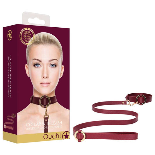 OUCH! Halo - Collar With Leash Snug as Hell - - Collars and Leads