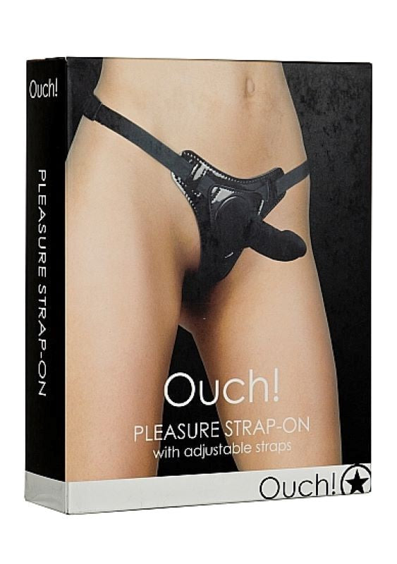 Shots Toys Ouch! Pleasure Strap On Adjustable Harness System - - Strap On Sextoys