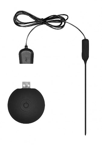 Shots Toys Ouch! Silicone Rechargeable Vibrating Plug with Remote Control 20 Modes - Penis Plugs