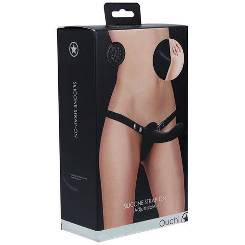 Shots Toys OUCH! Silicone Strap On Premium Dildo with Adjustable Harness - Realistic Dildos