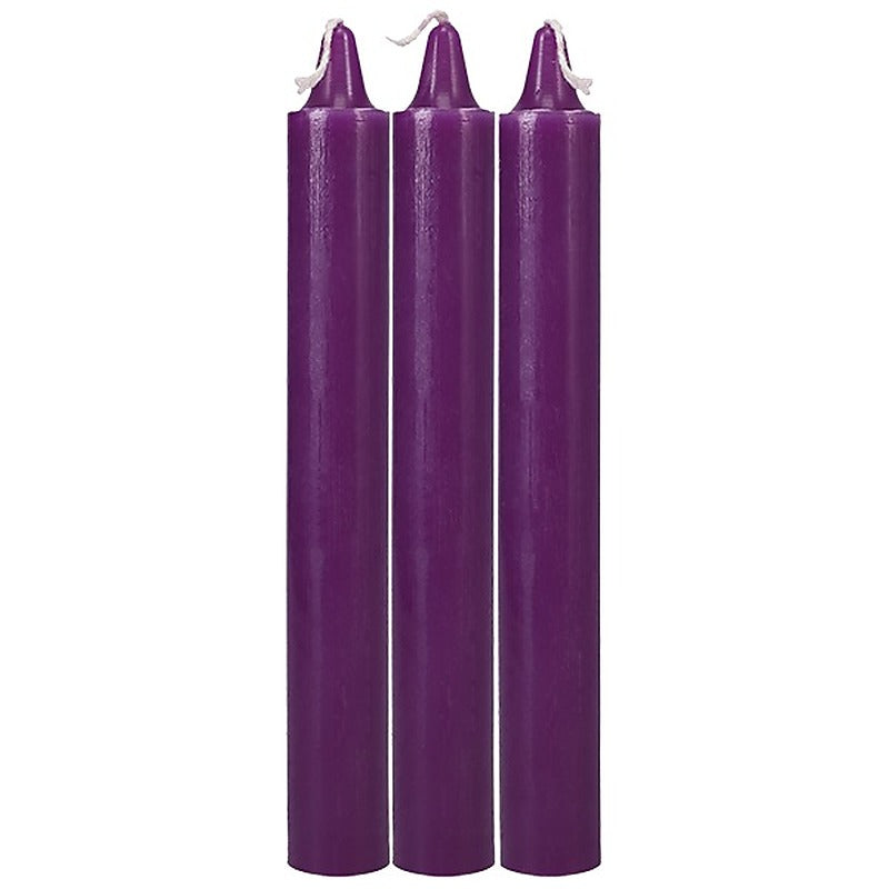 3 Pack Japanese Drip Wax Play Candles by Doc Johnson - Bath and Intimate Fragrances