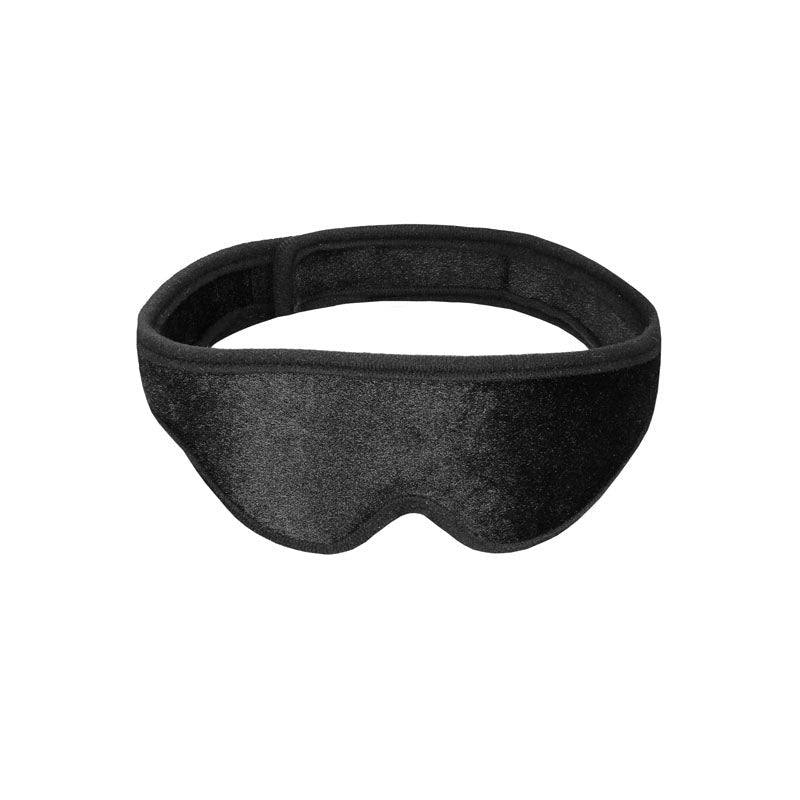 Shots Toys OUCH! Velvet & Velcro Eye Mask Premium Sensory Deprivation - - Masks And Blindfolds
