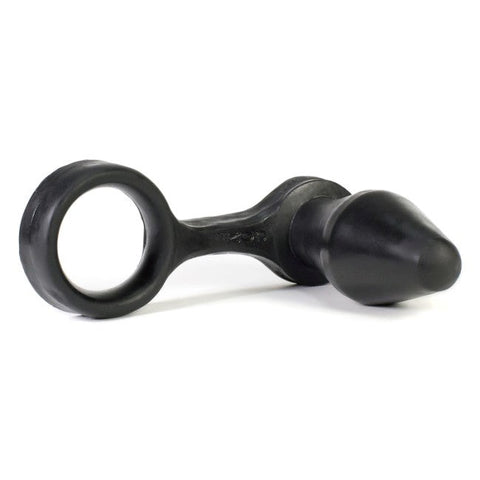 Oxballs Cone Ass Lock Dual Stimulation Cock Ring and Butt Plug - Silicone and Flexible Plugs