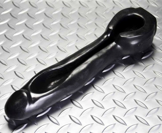 Oxballs Flush Trough Dildo Premium Platinum Silicone Watersports Sex Toy - - Non-Realistic Dildos
