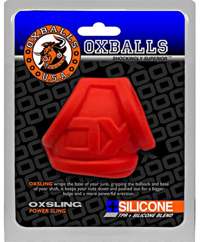 Oxballs Oxsling Power Sling Performance Cock Ring Multi Ring Design - Ball and Cock Toys