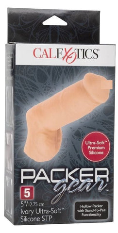 California Exotics Packer Gear Ultra Soft Silicone STP 5 inch Ivory Packer - Strap On Sextoys