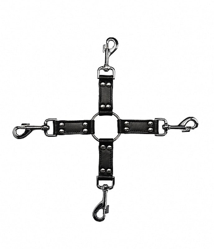 Pain 4-way Leather Hogtie Built To Perform - - Cuffs And Restraints