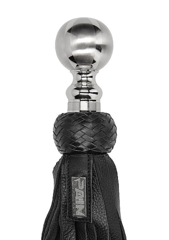 Shots Toys Pain Heavy Metal Ball Flogger Softy Leather Impact Play Tool - Whips And Crops