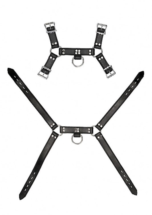 Pain Leather Male Chest Harness Experience Cock Control - - Cuffs And Restraints