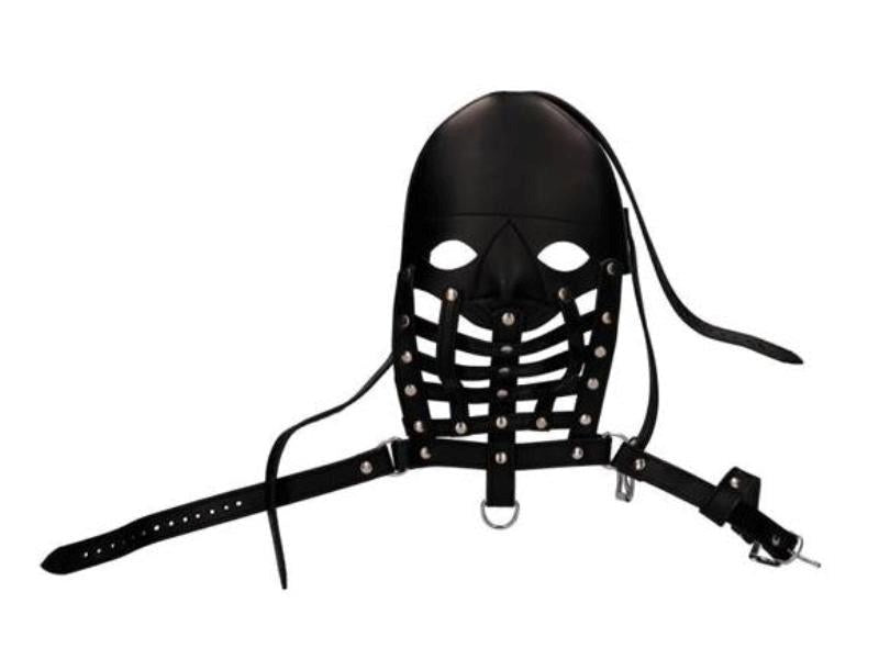 Pain Leather Male Mask Toy Sale Now On - - Bondage Hoods
