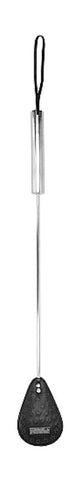 Shots Toys Pain Metal Oval Spike Keel Crop Premium Leather Impact Tool - Whips And Crops
