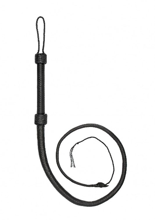 Pain Real Leather Bullwhip Discreet Packaging - - Whips And Crops
