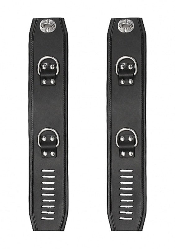 Shots Toys Pain Restraint Ankle Cuffs with Padlock and Keys - - Cuffs and Restraints