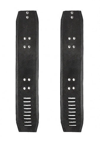 Shots Toys Pain Restraint Ankle Cuffs with Padlock and Keys - Cuffs and Restraints
