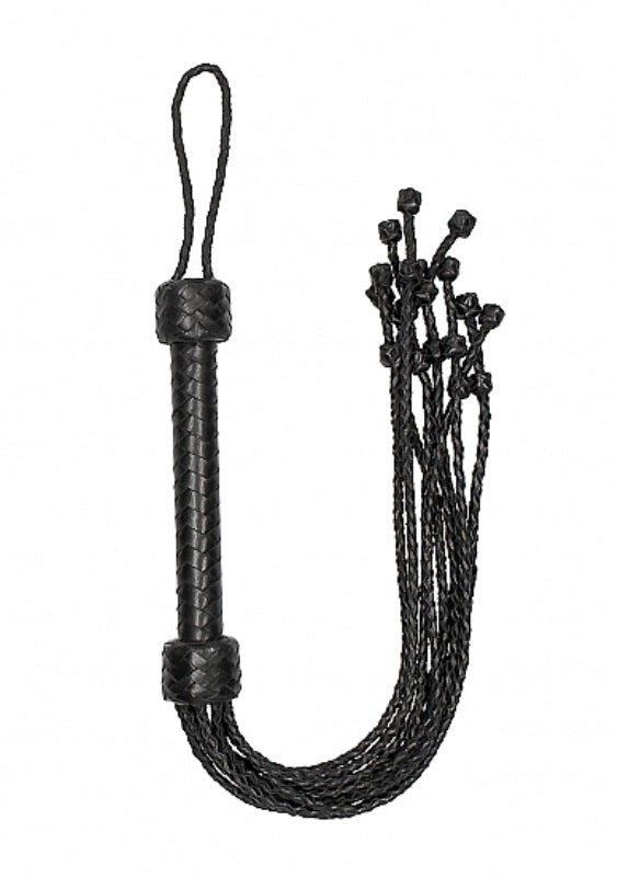Pain Short Leather Braided Flogger Best Price Sex Toys - - Whips And Crops