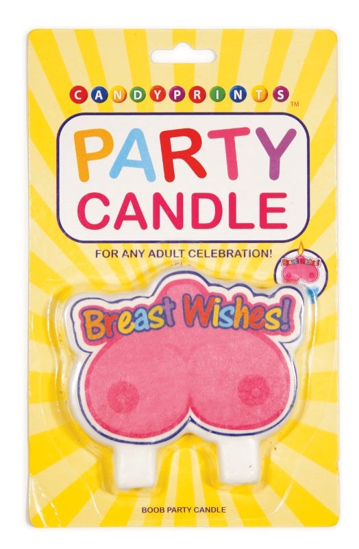 Little Genie Party Candle Breast Wishes Boob Novelty Party Candle - - Sex Games, Coupons and Tricks