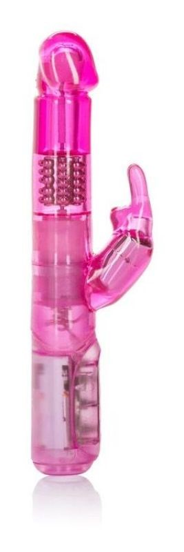 California Exotics Passion Pals Jack Rabbit Pink Dual Stimulation Vibrator - Rabbit Vibrators