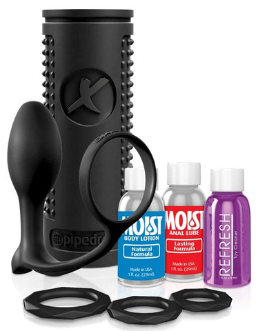 Pipedream Products PDX Elite Ass Gasm Explosion Adult Toy Kit with Stroker - Sex Kits