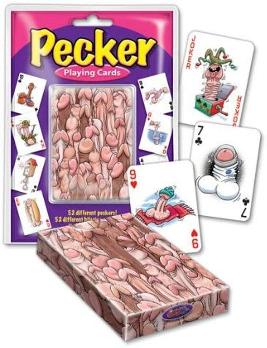 Ozze Creations Pecker Playing Cards 52 Unique Phallic Illustrations - - Sex Games, Coupons and Tricks