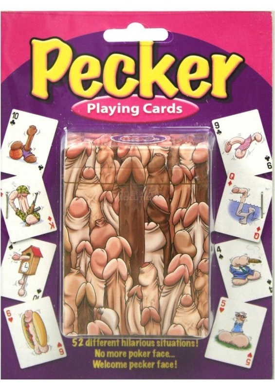 Ozze Creations Pecker Playing Cards 52 Unique Phallic Illustrations - - Sex Games, Coupons and Tricks