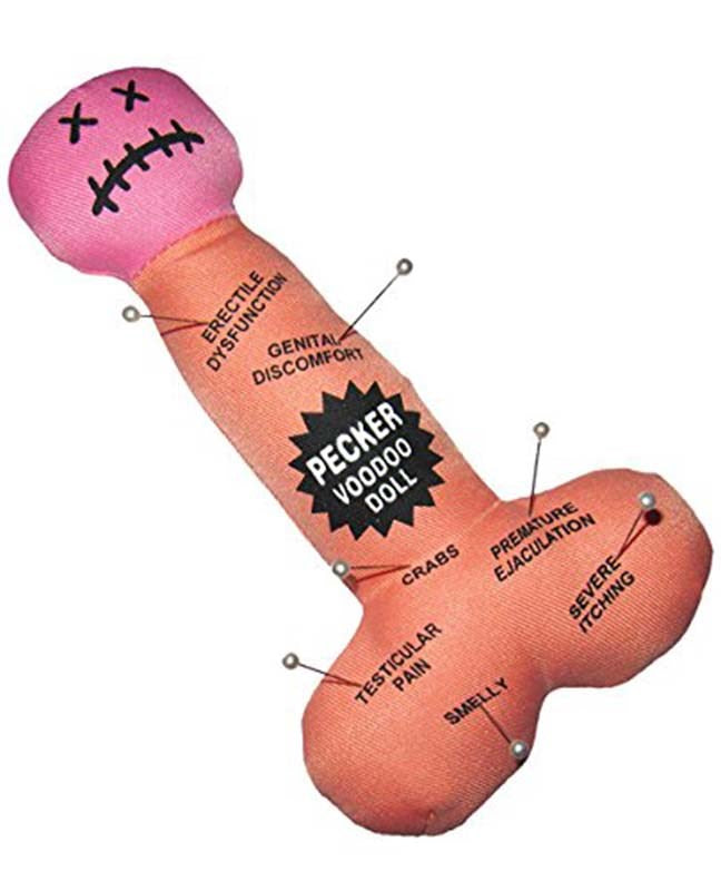 Ozze Creations Pecker Voodoo Doll Interactive Adult Party Entertainment - - Bachelorette and Bucks