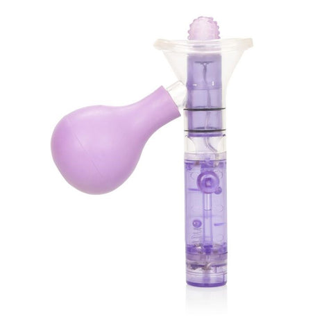 California Exotics Penetrating Mini Clitoral Pump with Vibrating Stimulator - Pussy And Clit Toys