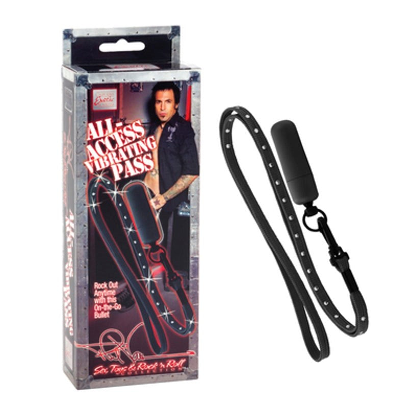 California Exotics Phil Varone All Access Vibrating Pass Black Discreet Vibrator - Personal Massagers