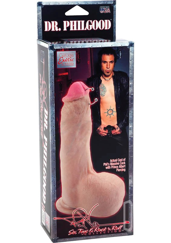 California Exotics Phil Varone Rock n Roll Dr. Philgood Dildo Realistic Cast - - Realistic Dildos