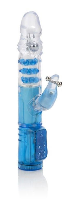 California Exotics Pierced Lover Vibrator With Balls And Stimulators Dual Motor - Rabbit Vibrators