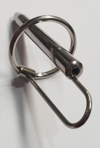 Hells Couture Pierceless Steel Princes Wand and Glans Ring Urethral Play - Penis Plugs