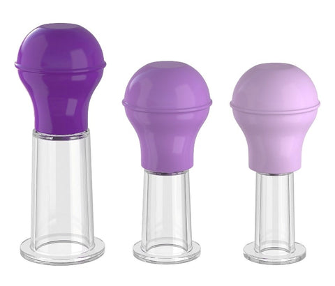 Pipedream Fantasy For Her Womens Nipple Enhancer Set Three Size Pumps - Nipple and Clit Clamps