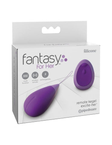 Pipedream Fantasy for Her Remote Kegel Excerciser Excite Her with G Spot Vibrator - Love Eggs and Kegel Exercisers