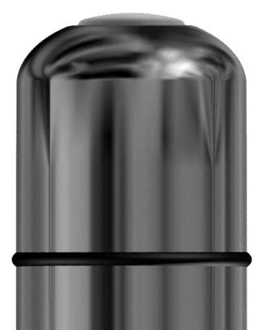 BMS Factory Platinum Power Vibrating Bullet 5.5 Inch Silver Vibrator - Personal Massagers