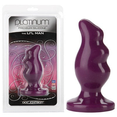 Doc Johnson Platinum Lil Man Curved Prostate Massager - Prostate Toys