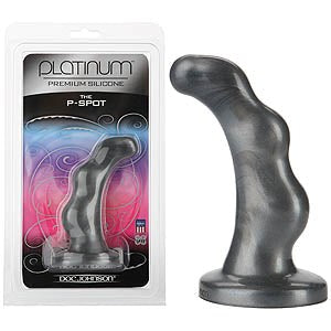 Doc Johnson Platinum The P Spot Prostate Massager Premium Silicone - Prostate Toys