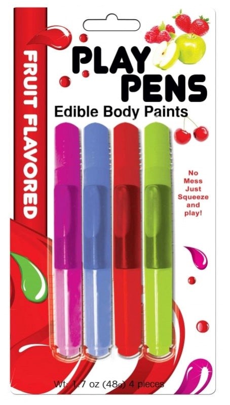 Hott Products Play Pens Edible Body Paints for Precise Sensual Art - - Sex Games, Coupons and Tricks