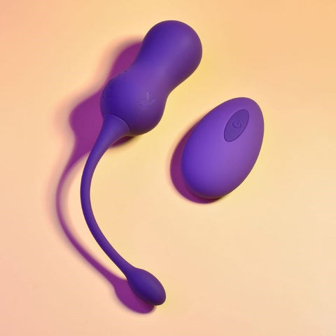 Evolved Playboy Pleasure DOUBLE TIME Remote Control Kegel Balls with Vibration - Love Eggs and Kegel Exercisers