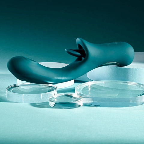 Evolved Playboy Pleasure Harmony Multi Functions Rabbit Vibrator with Tapping - Clit Ticklers and Pulsators