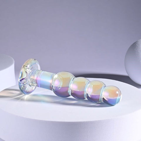 Evolved Playboy Pleasure Jewels Beads Glass Anal Plug Premium Borosilicate - Glass Sex Toys