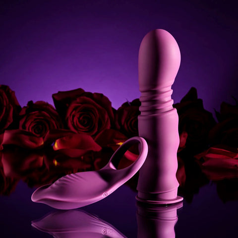 Evolved Playboy Pleasure Match Play Couples Adult Vibrator 3 in 1 Design - G-Spot Vibrators