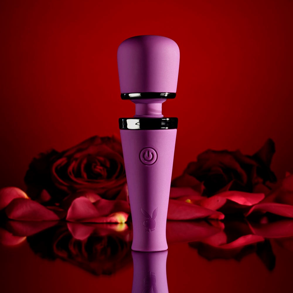 Playboy Pleasure Mic Drop Mini Body Wand Vibrator - - Mini & Slim Vibrators