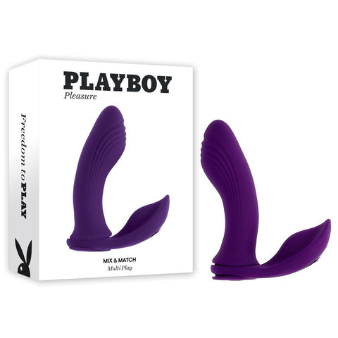 Evolved Playboy Pleasure Mix & Match 10 Functions Couples Vibrator 3 in 1 Design - G-Spot Vibrators