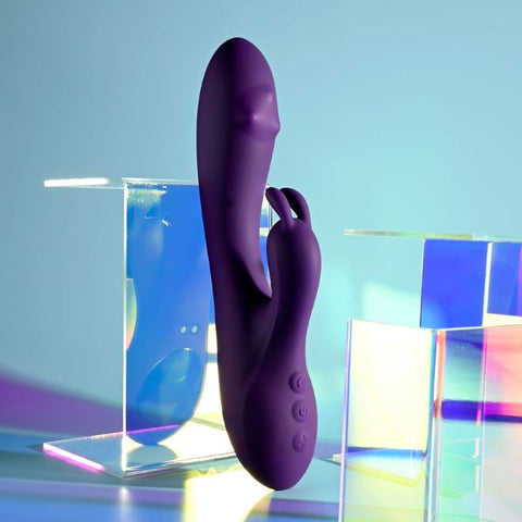 Evolved Playboy Pleasure ON REPEAT Rotating Rabbit Vibrator with Rotating Beads - Rabbit Vibrators