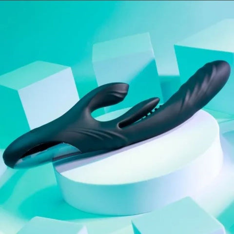 Evolved Playboy Pleasure Rapid Rabbit Silicone Vibrator Triple Action - Rabbit Vibrators